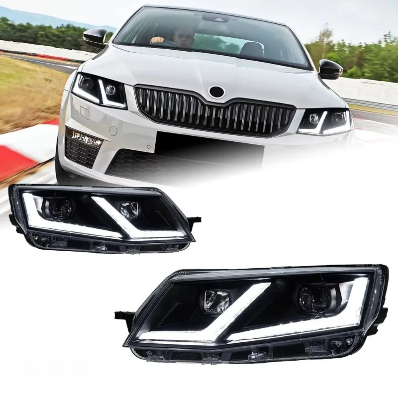 Suitable for Octavia Auto Lights LED Headlights Projector Lens 2014-2018 Octavia Headlights Animation DRL Auto Parts
Suitable for Octavia Auto Lights LED Headlights Projector Lens 2014-2018 Octavia Headlights Animation DRL Auto Parts