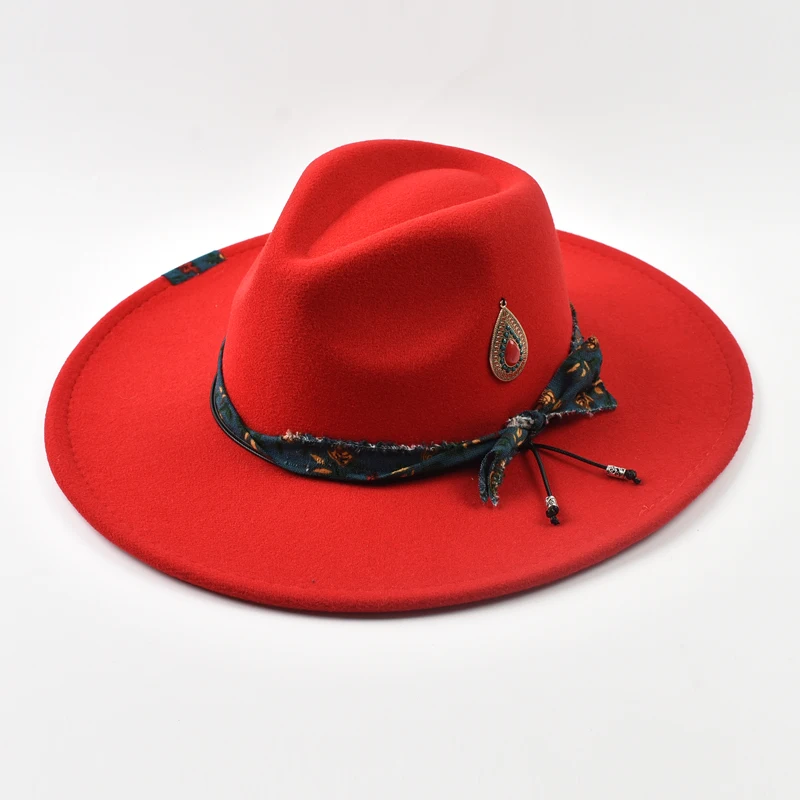 Handmade Fedora Hat For Women British Style Imitation Wool Felt Jazz Hat Panama Fashion Party Hats
Handmade Fedora Hat For Women British Style Imitation Wool Felt Jazz Hat Panama Fashion Party Hats