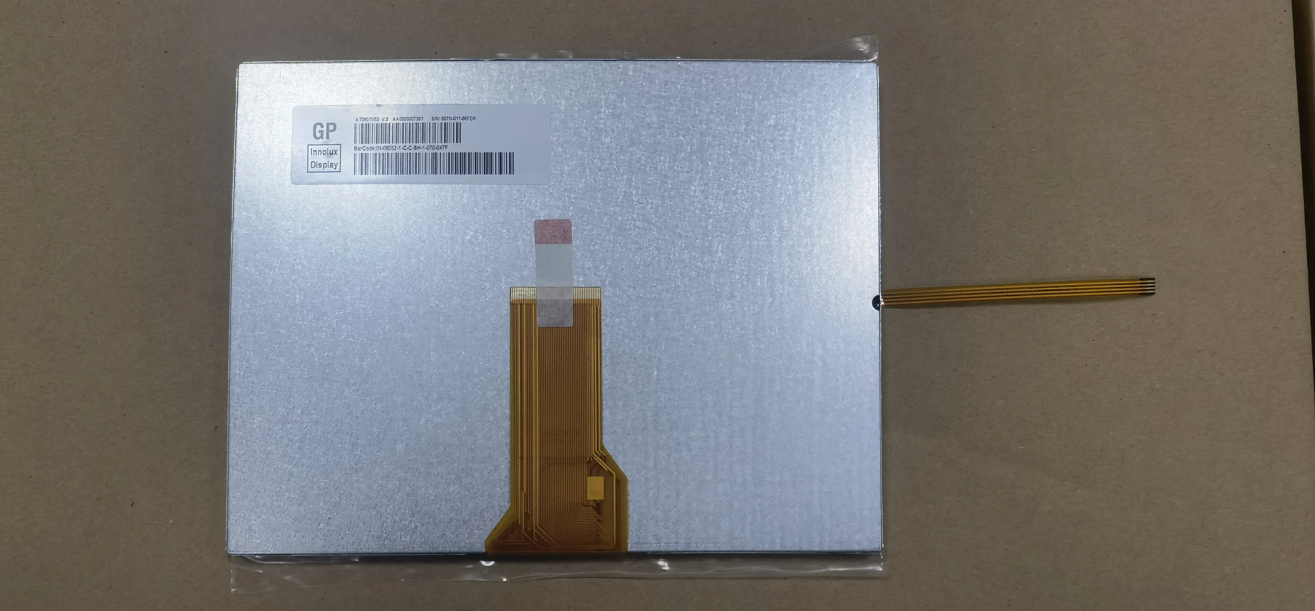 8.0 inch original LCD AT080TN52 V.3 A+ Grade in stock, tested before shipment
8.0 inch original LCD AT080TN52 V.3 A+ Grade in stock, tested before shipment