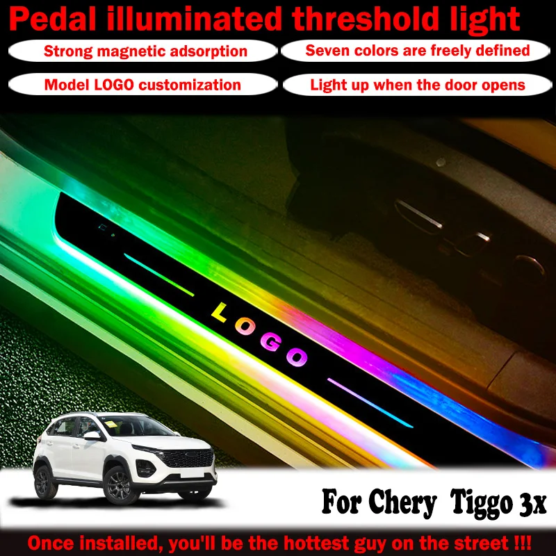 For Chery Tiggo 3x car threshold light custom logo LED welcome light threshold pedal light accessories easy to install
For Chery Tiggo 3x car threshold light custom logo LED welcome light threshold pedal light accessories easy to install