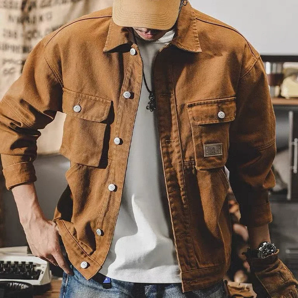 Coat Male Jacket Mens Outdoor Sport Daily Easy Care Large Size Long Sleeve Loose Streetwear Vintage With Pocket
Coat Male Jacket Mens Outdoor Sport Daily Easy Care Large Size Long Sleeve Loose Streetwear Vintage With Pocket