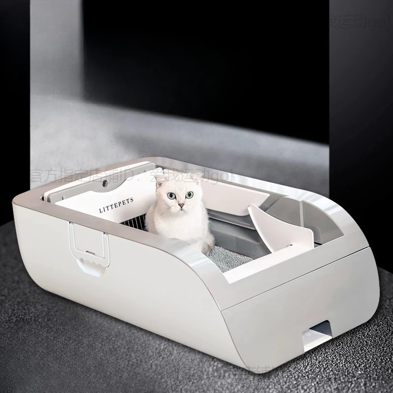 Automatic intelligent cat litter box, sterilization and deodorization, open large-capacity electric shit shoveling machine
Automatic intelligent cat litter box, sterilization and deodorization, open large-capacity electric shit shoveling machine