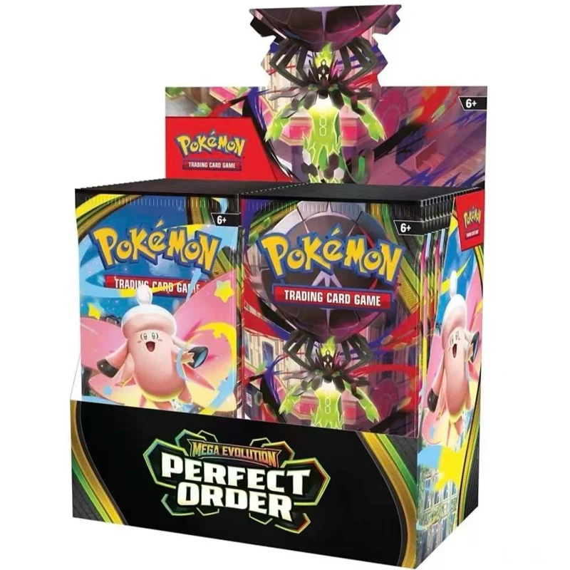 360pcs Card Replica Version Pokemon TCG Perfect Order Booster Box Mega Evolution Perfect Order English Cards Trading Card Set
360pcs Card Replica Version Pokemon TCG Perfect Order Booster Box Mega Evolution Perfect Order English Cards Trading Card Set