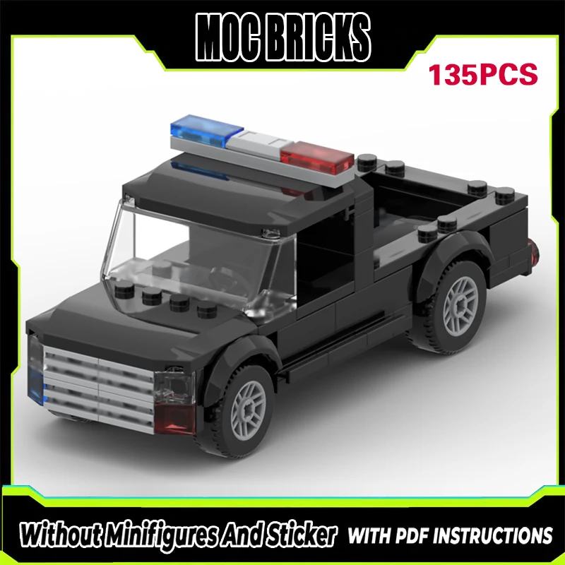 Конструктор MOC: Городской полицейский пикап (черный), модульная модель, технологичный подарок, набор для сборки, детские игрушки
Конструктор MOC: Городской полицейский пикап (черный), модульная модель, технологичный подарок, набор для сборки, детские игрушки