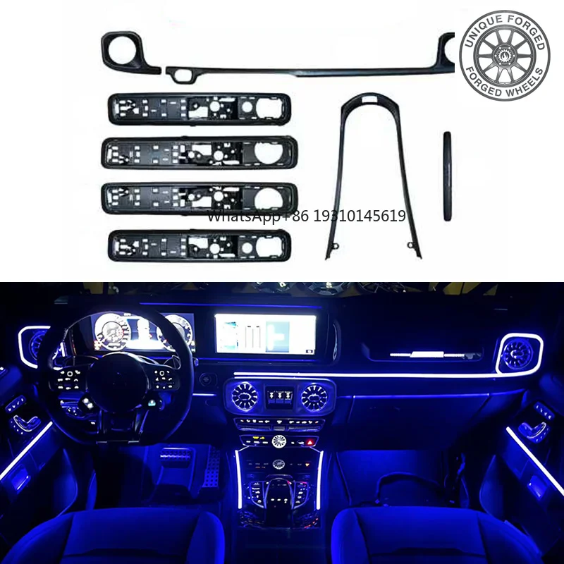 26 style 2019-2024 Interior Atmosphere Light Kit Central Control Door Panel Atmosphere Light Modification For Mercedes Benz G-Cl
26 style 2019-2024 Interior Atmosphere Light Kit Central Control Door Panel Atmosphere Light Modification For Mercedes Benz G-Cl