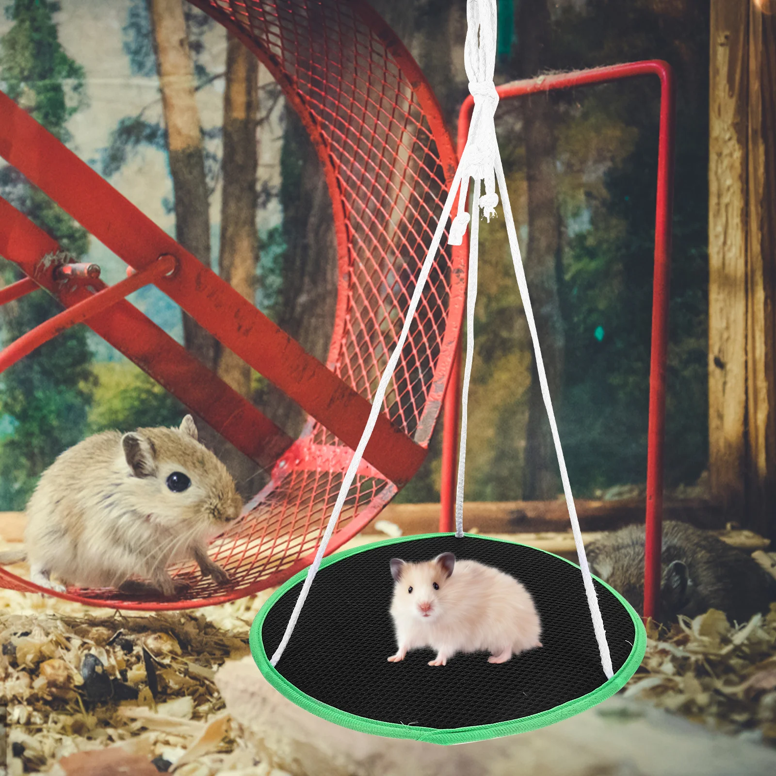 Durable Mesh Reptile Hammock Hanging Cage Bed for Hamsters Birds Small Animals Climbing Swing Resting Accessory
Durable Mesh Reptile Hammock Hanging Cage Bed for Hamsters Birds Small Animals Climbing Swing Resting Accessory
