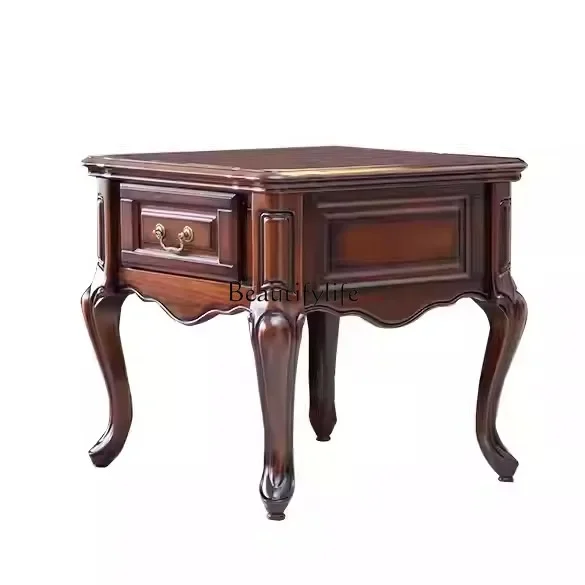ld 30American side few pure solid wood square corner few balcony living room retro sofa side table
ld 30American side few pure solid wood square corner few balcony living room retro sofa side table