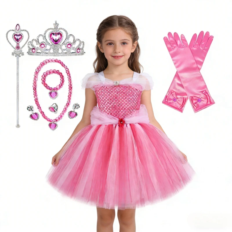 Aurora Princess Dresses for Girls Birthday Halloween Outfit New Years Clothes for Kids Festive Beauty Fancy Dress Up Costumes
Aurora Princess Dresses for Girls Birthday Halloween Outfit New Years Clothes for Kids Festive Beauty Fancy Dress Up Costumes