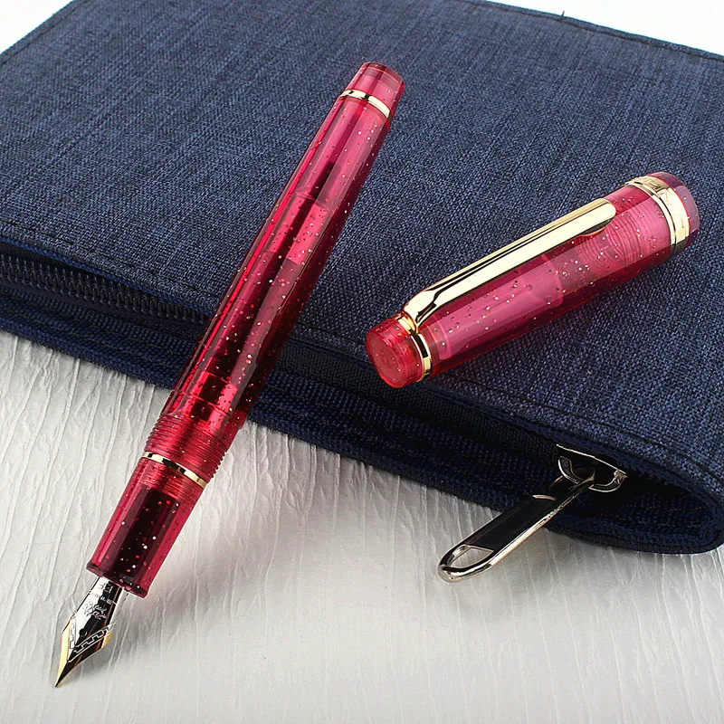 New Jinhao 82 Rose Fountain Pen Acrylic Ink Pen Golden Clip 0.5mm F Nibs for Business Office School Supplies Writing Ink Pens
New Jinhao 82 Rose Fountain Pen Acrylic Ink Pen Golden Clip 0.5mm F Nibs for Business Office School Supplies Writing Ink Pens
