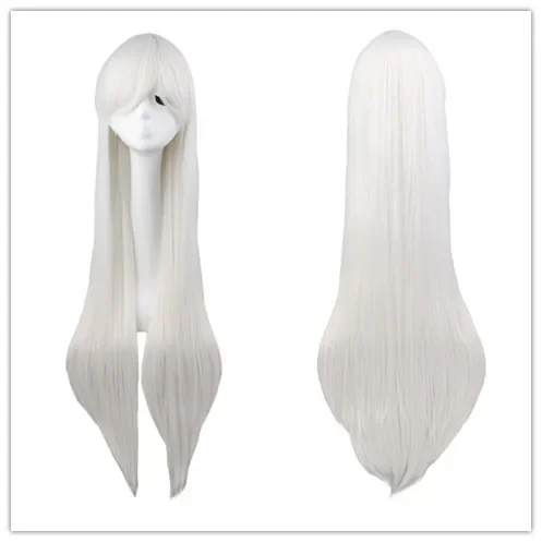 40" 100cm Cosplay Wigs for White Long Straight Synthetic Costume Wig for Halloween Party Wigs
40" 100cm Cosplay Wigs for White Long Straight Synthetic Costume Wig for Halloween Party Wigs