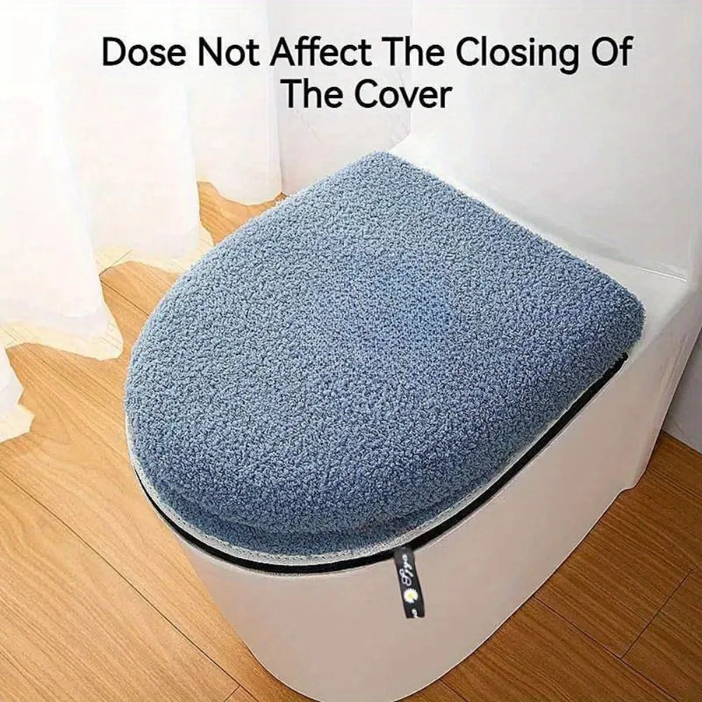 Toilet Seat Cushion Set Winter Thickened Double with Zipper Handle Machine Washable Universal Home Use Toilet Set Accessories
Toilet Seat Cushion Set Winter Thickened Double with Zipper Handle Machine Washable Universal Home Use Toilet Set Accessories