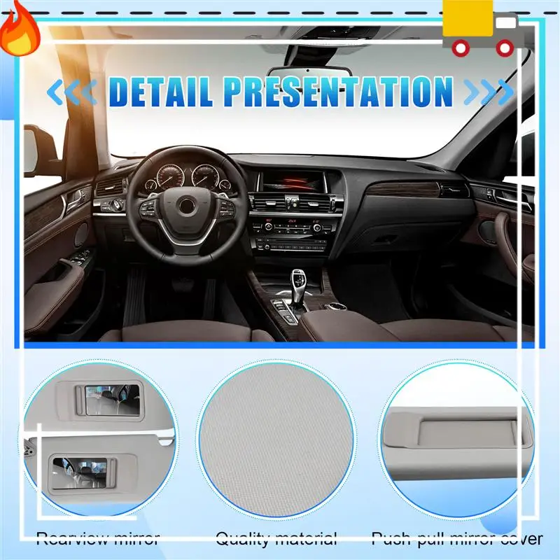 Discount-1 Pair Car Sun Visors For BMW 3 SERIES E90 E91 X1 E84 51167252007/51167252008
Discount-1 Pair Car Sun Visors For BMW 3 SERIES E90 E91 X1 E84 51167252007/51167252008