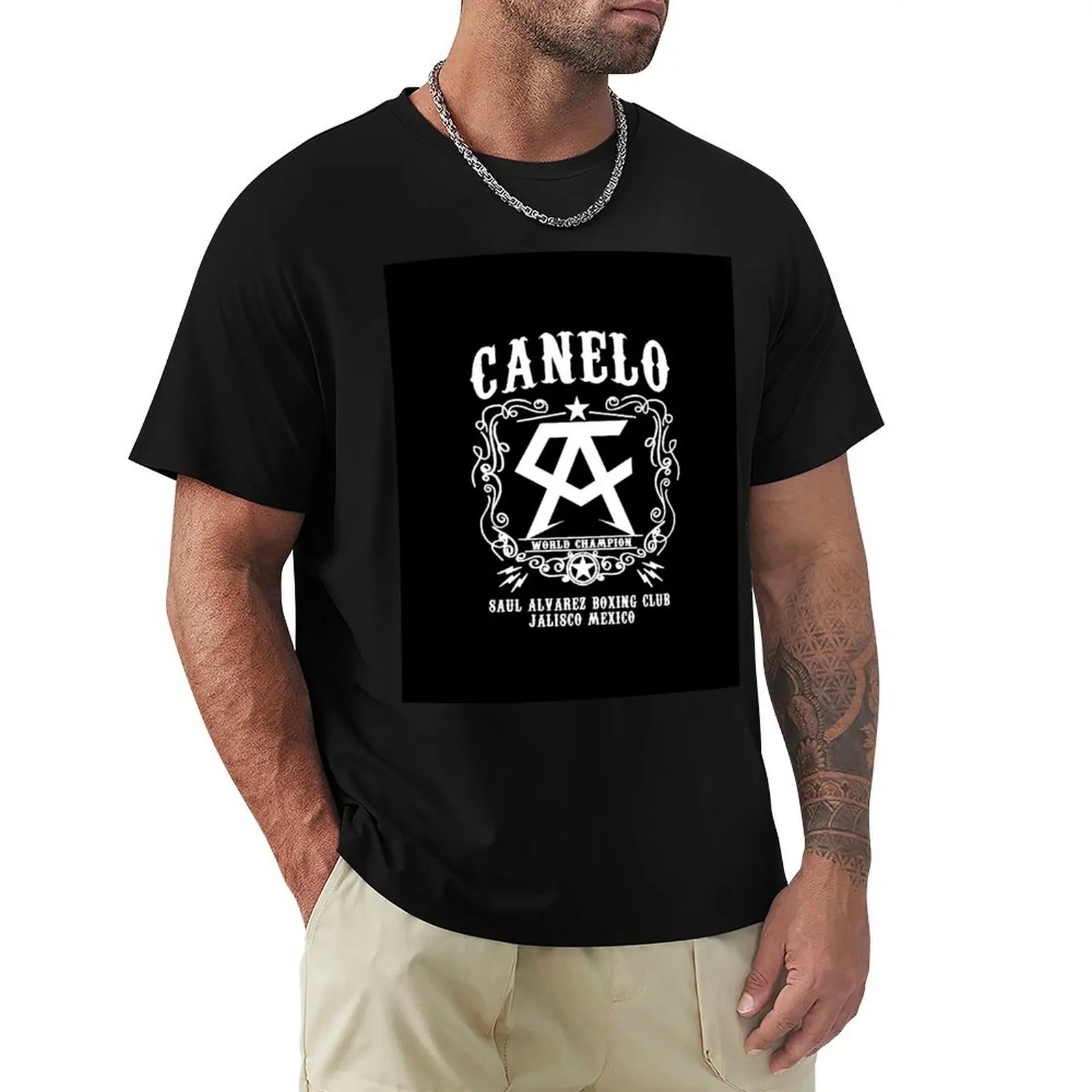 Canelo Club T-Shirt summer top cotton graphic tees kawaii clothes plain black t shirts men
Canelo Club T-Shirt summer top cotton graphic tees kawaii clothes plain black t shirts men