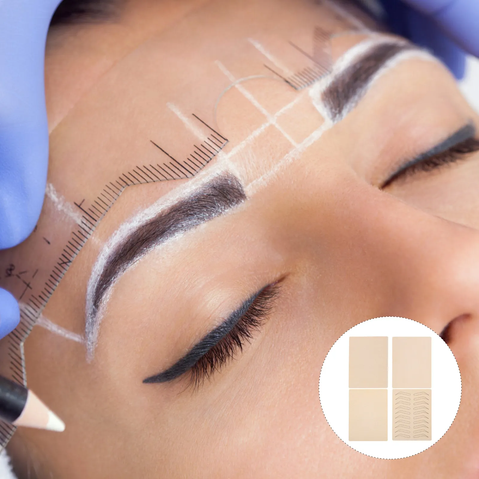 4 Sheets Practice Skin for Tattooing Microblading Artists Realistic Touch Thick Flexible Surface Design
4 Sheets Practice Skin for Tattooing Microblading Artists Realistic Touch Thick Flexible Surface Design