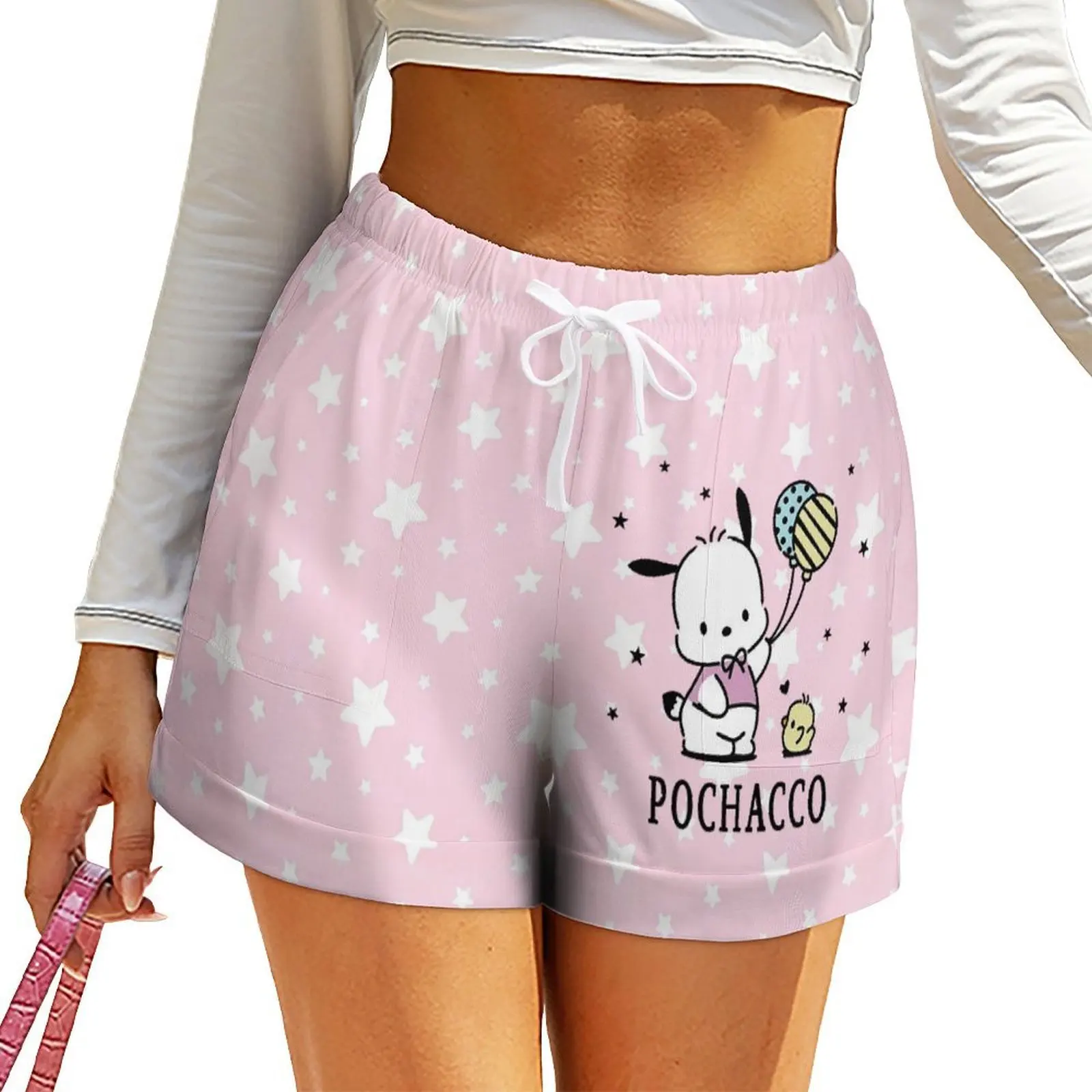 Pochacco Shorts Women Sanrio Sexy Short Pants Cool Bermuda Shorts Hawaiian Shorts with Pocket
Pochacco Shorts Women Sanrio Sexy Short Pants Cool Bermuda Shorts Hawaiian Shorts with Pocket