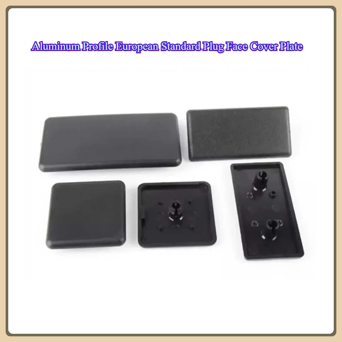 Aluminum Profile European Standard Plug Face Cover Plate 16/20/30/40/45/60/80/90/100 plastic cover
Aluminum Profile European Standard Plug Face Cover Plate 16/20/30/40/45/60/80/90/100 plastic cover