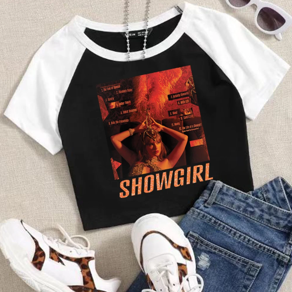 Укороченные топы TS the Life of a Showgirl, футболка для девочек, модная женская футболка с круглым вырезом и коротким рукавом, подарок
Укороченные топы TS the Life of a Showgirl, футболка для девочек, модная женская футболка с круглым вырезом и коротким рукавом, подарок