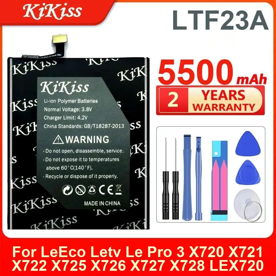 Аккумулятор Kikiss 5500 мАч LTF23A для Leeco Letv Le Pro 3 Pro3 X720 X721 X722 X725 X726 X727 X728 LEX720 LEX727 LEX728
Аккумулятор Kikiss 5500 мАч LTF23A для Leeco Letv Le Pro 3 Pro3 X720 X721 X722 X725 X726 X727 X728 LEX720 LEX727 LEX728