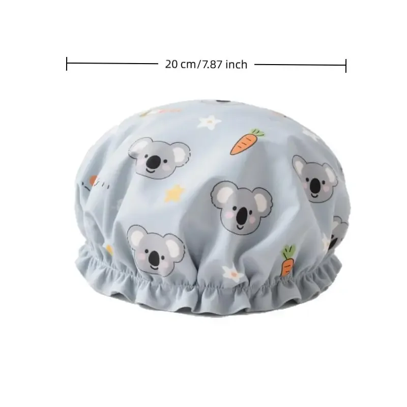 1 Pcs Women Shower Cap Waterproof Wide Elastic Band Reusable Bathroom Cup Cartoon Cat Bear Dog Shower Hat Bathroom Accessories
1 Pcs Women Shower Cap Waterproof Wide Elastic Band Reusable Bathroom Cup Cartoon Cat Bear Dog Shower Hat Bathroom Accessories
