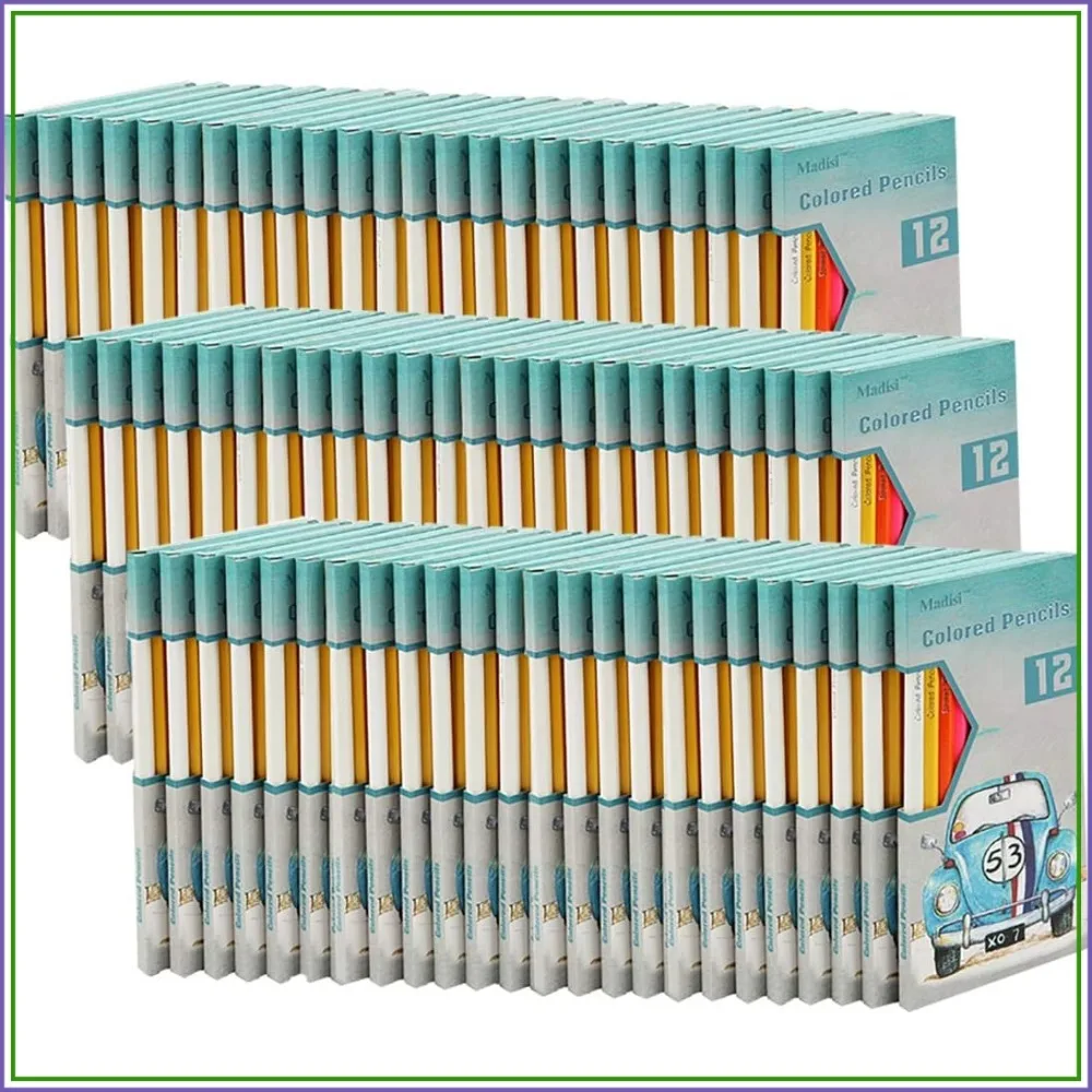 864 Bulk Colored Pencils - Non-Toxic, Pre-Sharpened, 72 Packs of 12 Colors for Kids
864 Bulk Colored Pencils - Non-Toxic, Pre-Sharpened, 72 Packs of 12 Colors for Kids