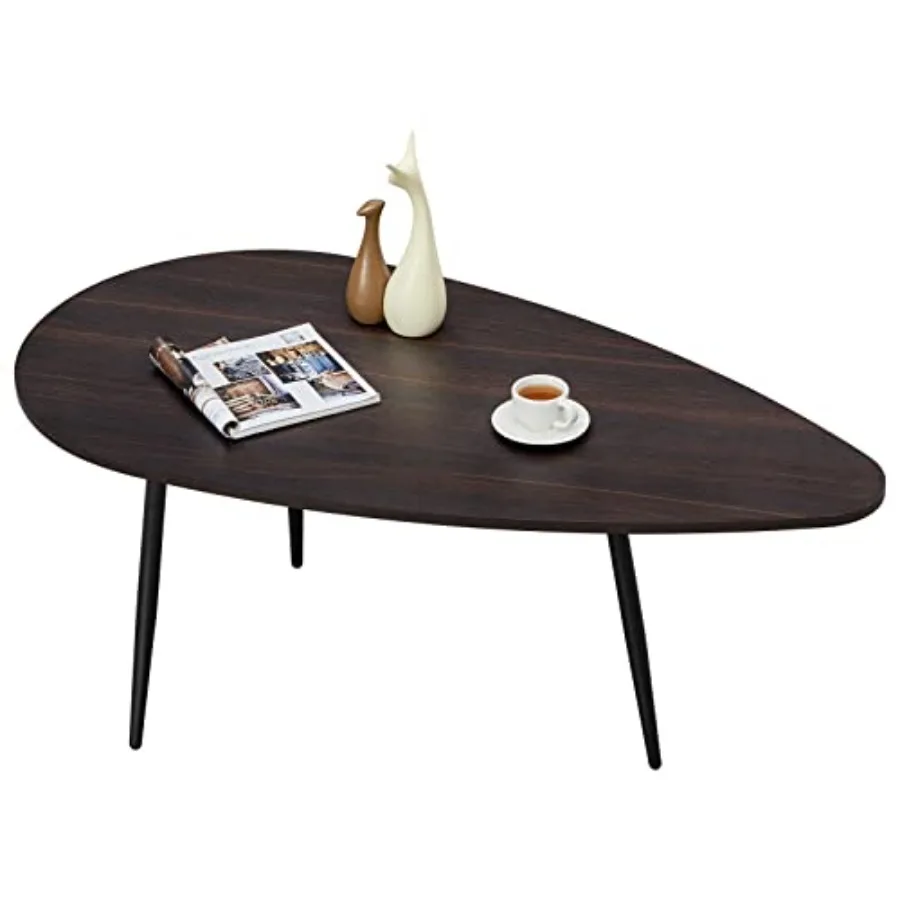 Oval Coffee Table Espresso Wood Mid Century Modern Coffee Tables Unique Retro Farmhouse Accent Center Sofa Rustic Table for Liv
Oval Coffee Table Espresso Wood Mid Century Modern Coffee Tables Unique Retro Farmhouse Accent Center Sofa Rustic Table for Liv