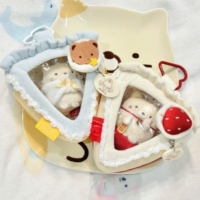 Morebunny Strawberry Cake Cotton Doll Bag Transparent Plush Storage Pouch Ins Style Cute Keychain Pendant Birthday Gift Toy
Morebunny Strawberry Cake Cotton Doll Bag Transparent Plush Storage Pouch Ins Style Cute Keychain Pendant Birthday Gift Toy