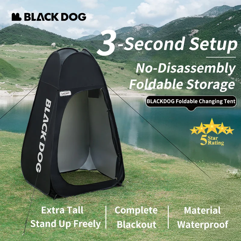 BLACKDOG Instant Pop Up Changing Tent, Portable Outdoor Shower Toilet Shelter for Camping Beach,Waterproof Privacy Dressing Room
BLACKDOG Instant Pop Up Changing Tent, Portable Outdoor Shower Toilet Shelter for Camping Beach,Waterproof Privacy Dressing Room