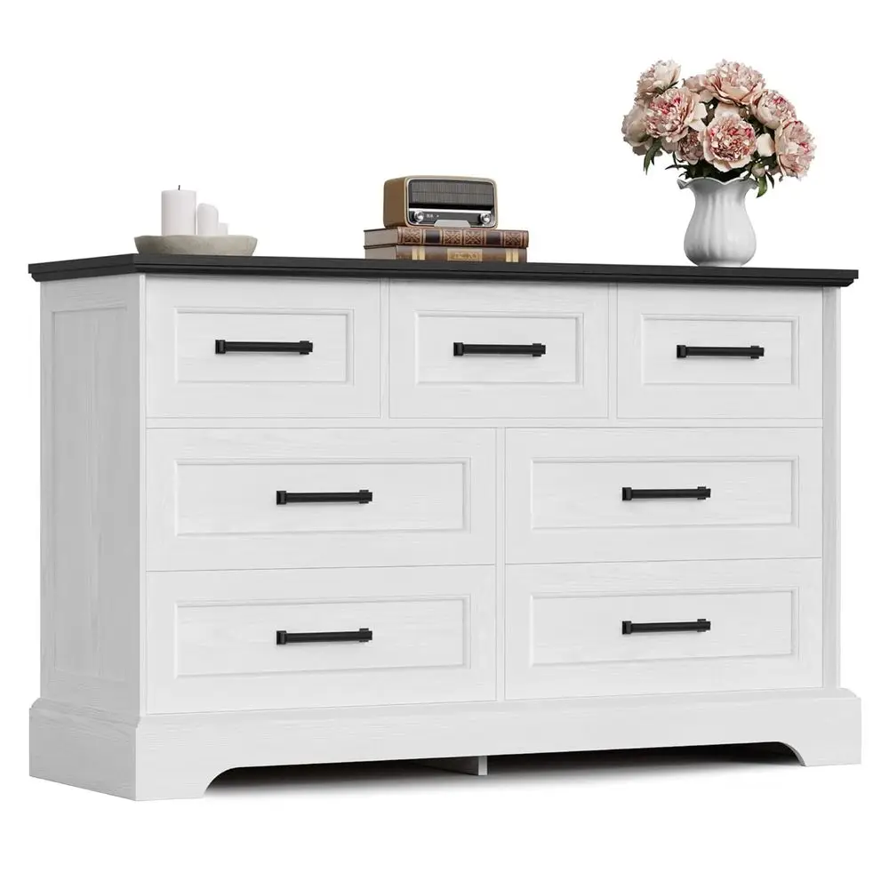 armhouse Drer or Bedroom, 7 Ders Drer, Wood Chest o Ders, 47.5" Wide Storage Drers Organizer or Bedroom, Living Room, White and
armhouse Drer or Bedroom, 7 Ders Drer, Wood Chest o Ders, 47.5" Wide Storage Drers Organizer or Bedroom, Living Room, White and