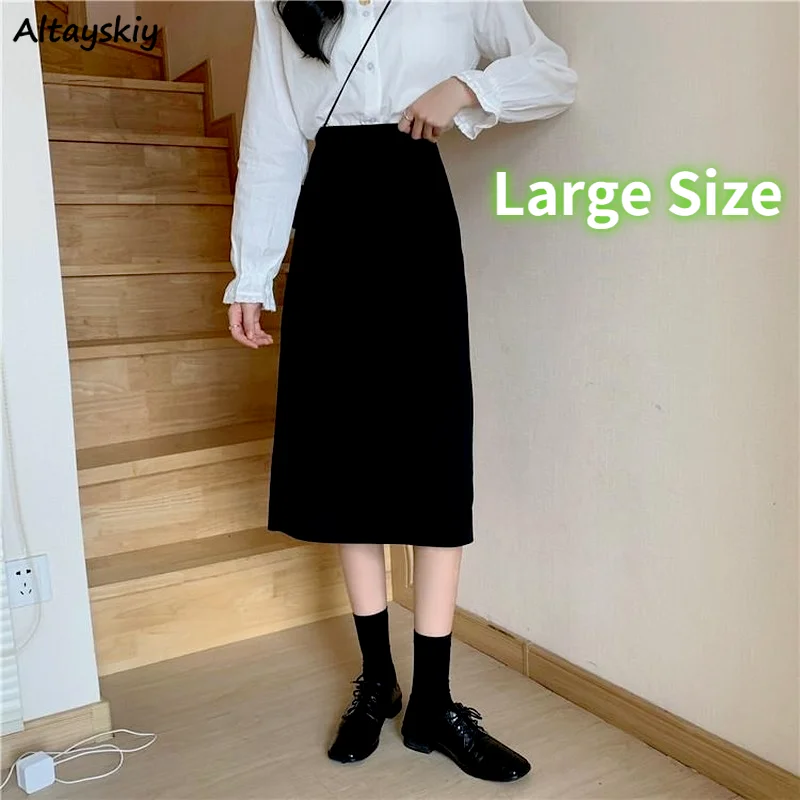 Black Skirt Women Office Ladies High Waist Slim Midi-skirt Elegant Daily Basic Chic Slit Hip-skirt Woman S-4XL Summer Clothing
Black Skirt Women Office Ladies High Waist Slim Midi-skirt Elegant Daily Basic Chic Slit Hip-skirt Woman S-4XL Summer Clothing