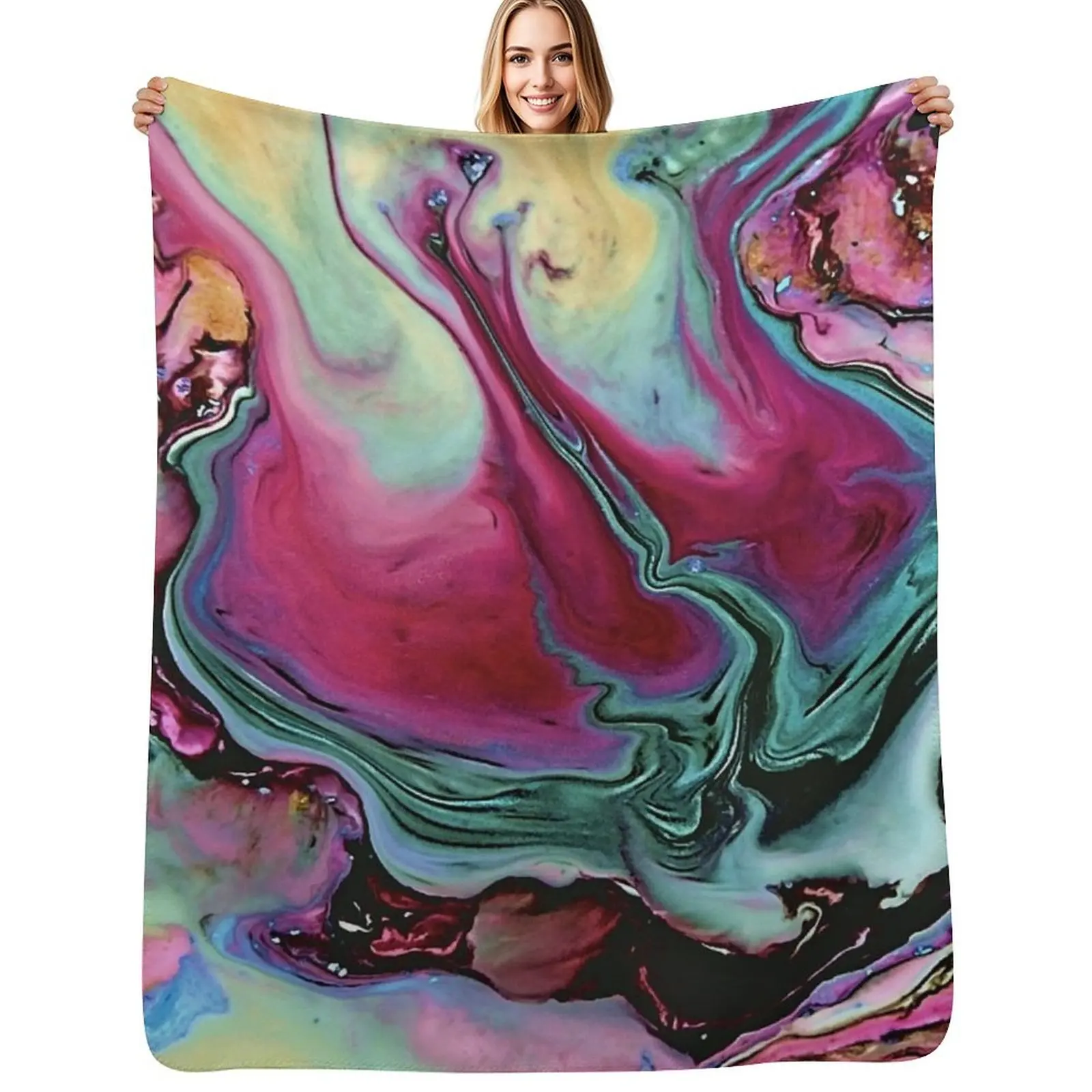 Colorful abstract marbling Throw Blanket Sleeping Bag Blankets For Sofas Plaid on the sofa Heavy Blankets
Colorful abstract marbling Throw Blanket Sleeping Bag Blankets For Sofas Plaid on the sofa Heavy Blankets