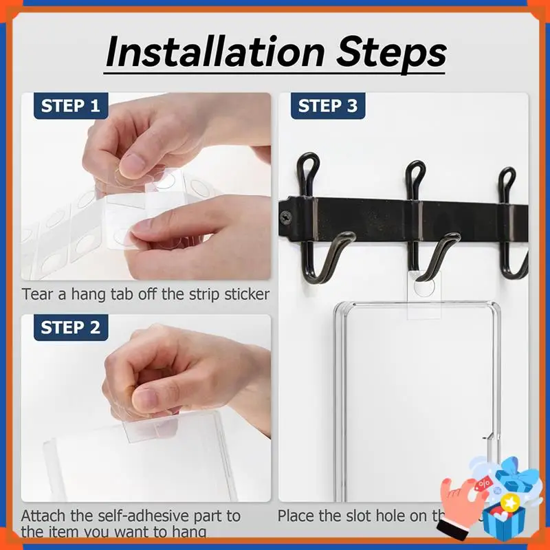 Compact Hang Tabs, 400 Pcs Clear Sticky Hanging Tags Round Hole Self Adhesive Plastic Hang Tabs For Hanging Retail Display
Compact Hang Tabs, 400 Pcs Clear Sticky Hanging Tags Round Hole Self Adhesive Plastic Hang Tabs For Hanging Retail Display
