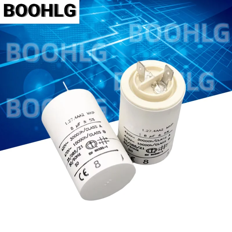 1PCS Original 1.27.4AA2 MKP Motor Start Run Capacitor 8uF Replacement Capacitor For ABB Inverter Drive Cooling Fan
1PCS Original 1.27.4AA2 MKP Motor Start Run Capacitor 8uF Replacement Capacitor For ABB Inverter Drive Cooling Fan