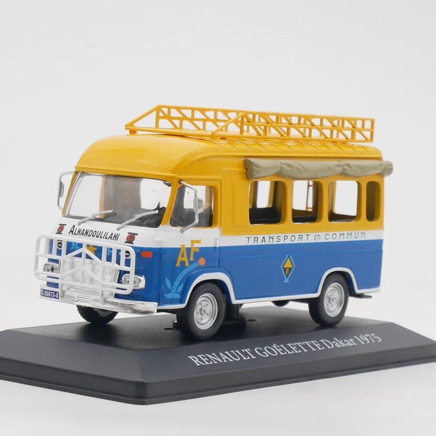 Diecast Ixo 1:43 Scale RENAULT GOELETTE Dakar 1975 Renault Dakar Taxi Model Alloy Car Model Collectible Toy Gift Souvenir
Diecast Ixo 1:43 Scale RENAULT GOELETTE Dakar 1975 Renault Dakar Taxi Model Alloy Car Model Collectible Toy Gift Souvenir