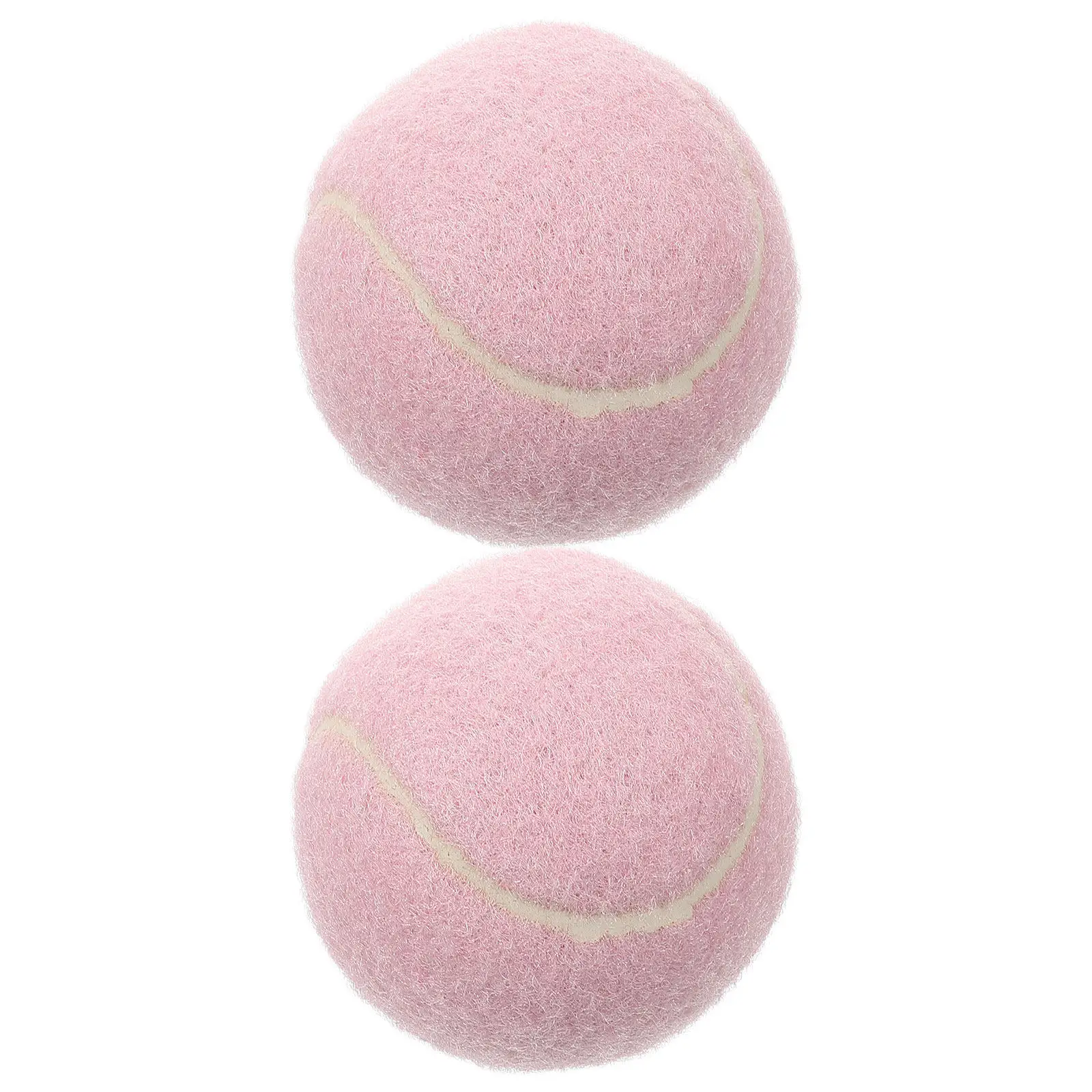 2Pcs Light Pink Rubber Tennis Balls Training Tennis for Beginners Girls Improved Hand Eye Coordination Reaction Time Playground
2Pcs Light Pink Rubber Tennis Balls Training Tennis for Beginners Girls Improved Hand Eye Coordination Reaction Time Playground