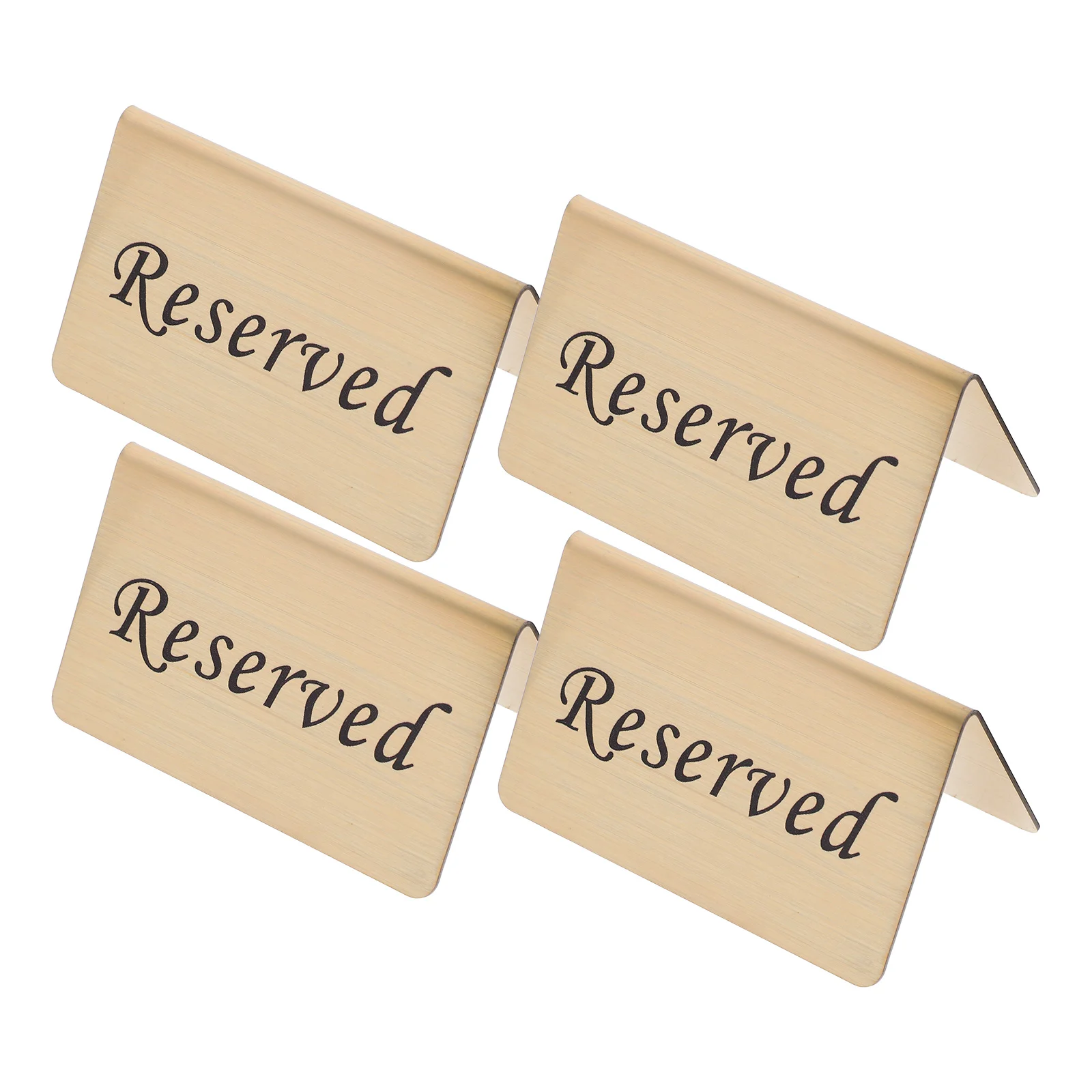 4 Pcs Table Booked Weddings Seating Reserved Sign Booking Simple Stainless Steel
4 Pcs Table Booked Weddings Seating Reserved Sign Booking Simple Stainless Steel