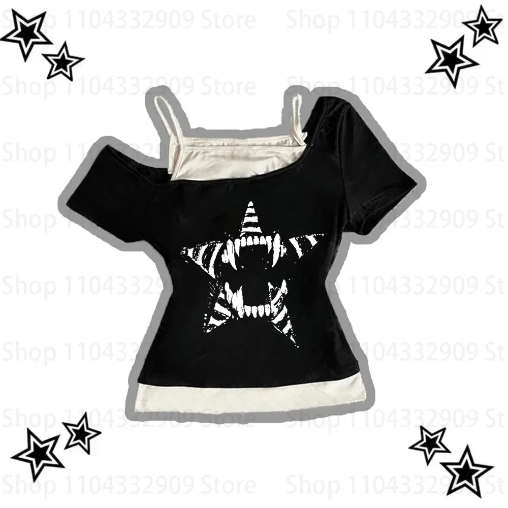 Harajuku Sweet Girl Printing Tees Summer Cute Printing Casual Tees Tops 2000s Slim Tops Y2k Style Aesthetic T-shirts Fashion Top
Harajuku Sweet Girl Printing Tees Summer Cute Printing Casual Tees Tops 2000s Slim Tops Y2k Style Aesthetic T-shirts Fashion Top