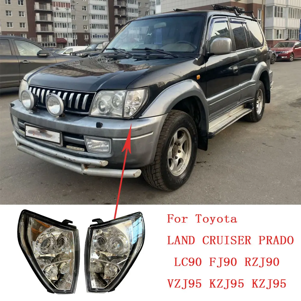 Пара автомобильных указателей поворота, модифицированных для Toyota LAND CRUISER PRADO LC90 FJ90 RZJ90 VZJ95 KZJ95 KZJ951998 1999 2000 2001 2002
Пара автомобильных указателей поворота, модифицированных для Toyota LAND CRUISER PRADO LC90 FJ90 RZJ90 VZJ95 KZJ95 KZJ951998 1999 2000 2001 2002
