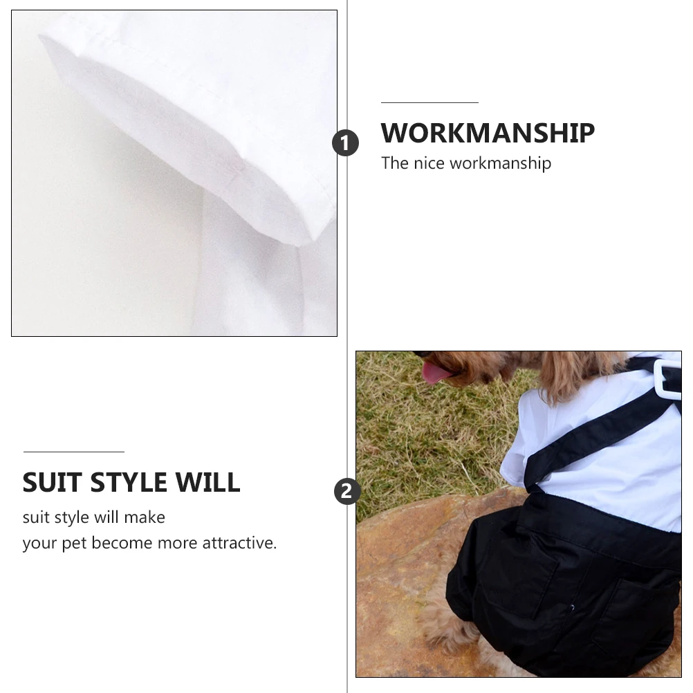 Pet Suit Dress Dog Wedding Outfit Formal Wear Cute Tux Bowtie Costume White Puppy Clothes
Pet Suit Dress Dog Wedding Outfit Formal Wear Cute Tux Bowtie Costume White Puppy Clothes
