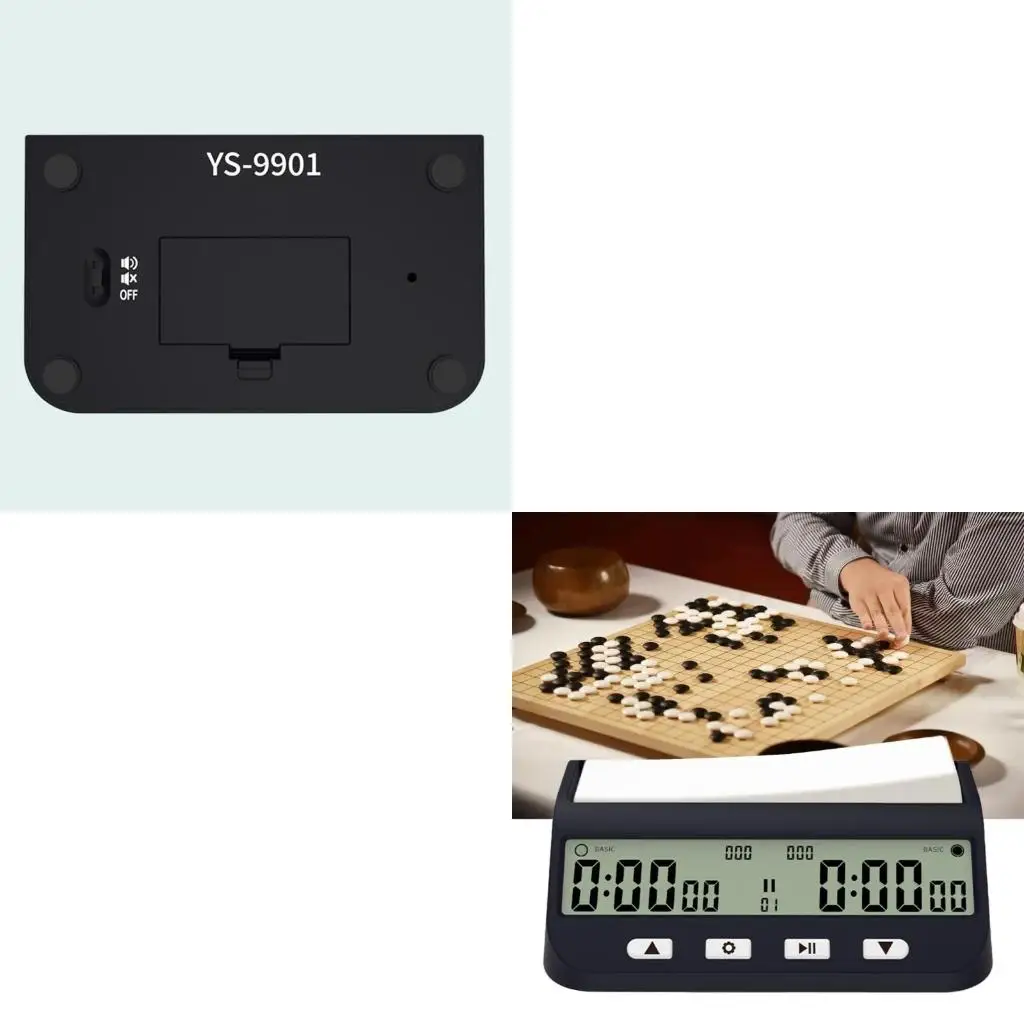 Q39E Chess Digital Timer, Professional Count Down Game Clock Timer for Board Game
Q39E Chess Digital Timer, Professional Count Down Game Clock Timer for Board Game