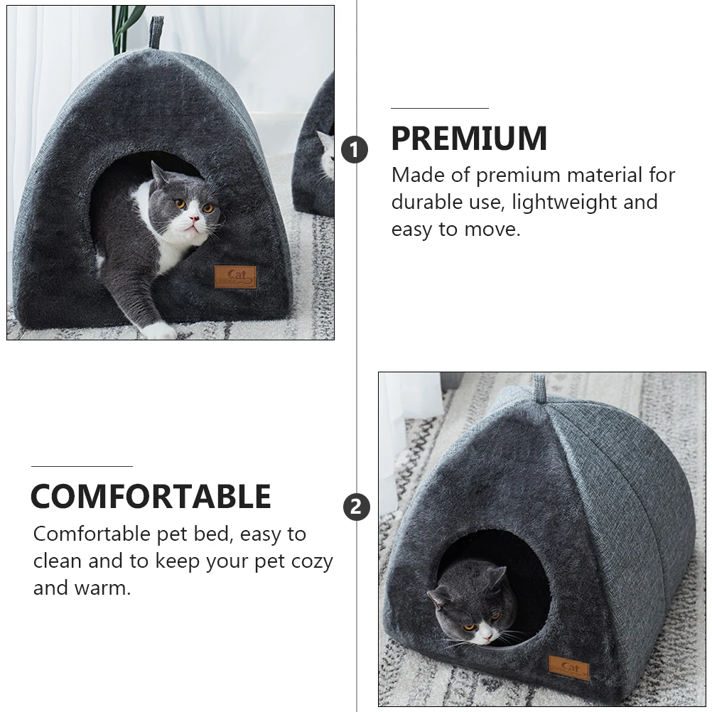 1pc Cozy Warm Cat Nest Pet Bed for Cats Small Pets Insulated Sleeping House Comfortable Lightweight Durable Dirt Resistant Easy
1pc Cozy Warm Cat Nest Pet Bed for Cats Small Pets Insulated Sleeping House Comfortable Lightweight Durable Dirt Resistant Easy