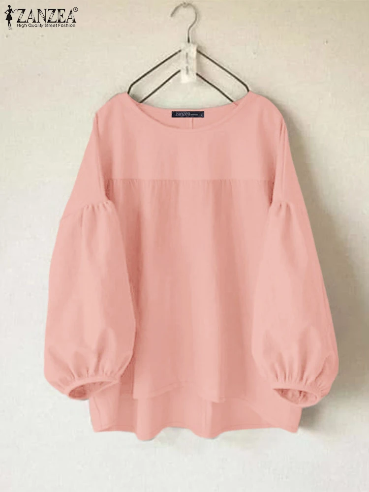 ZANZEA Lantern Sleeve 2025 Summer Blouses Womens Solid Color Fashion O-Neck Tunic Tops Casual Loose Gathered Detail Blusas Mujer
ZANZEA Lantern Sleeve 2025 Summer Blouses Womens Solid Color Fashion O-Neck Tunic Tops Casual Loose Gathered Detail Blusas Mujer