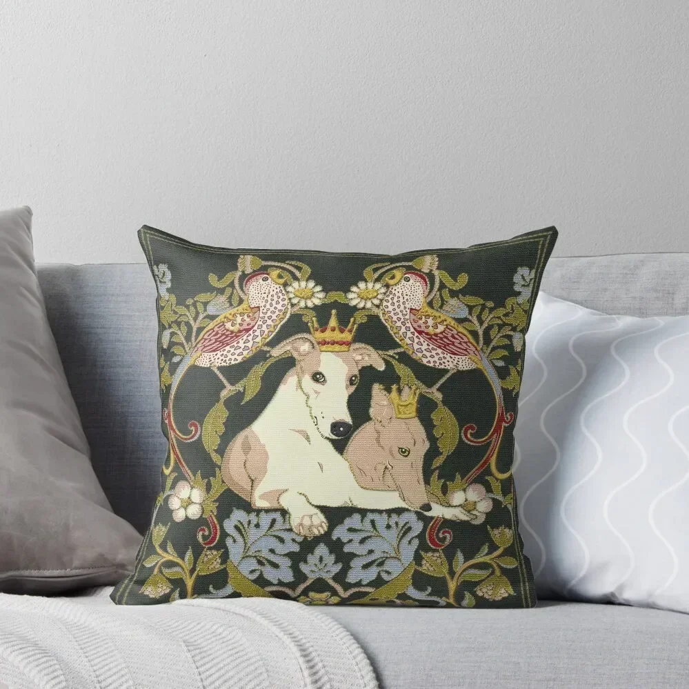Whippets and Strawberry Thieves Throw Pillow Custom Cushion Pillows Aesthetic pillow
Whippets and Strawberry Thieves Throw Pillow Custom Cushion Pillows Aesthetic pillow