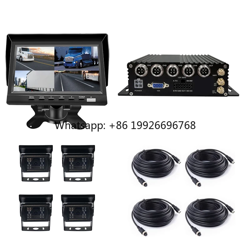 Factory Direct 1080P 4G WIFI GPS SD Card 1TB H.264 1080P 2MP 4CH MDVR Mobile Dvr Vehicle Car Black Box Dvr Car
Factory Direct 1080P 4G WIFI GPS SD Card 1TB H.264 1080P 2MP 4CH MDVR Mobile Dvr Vehicle Car Black Box Dvr Car