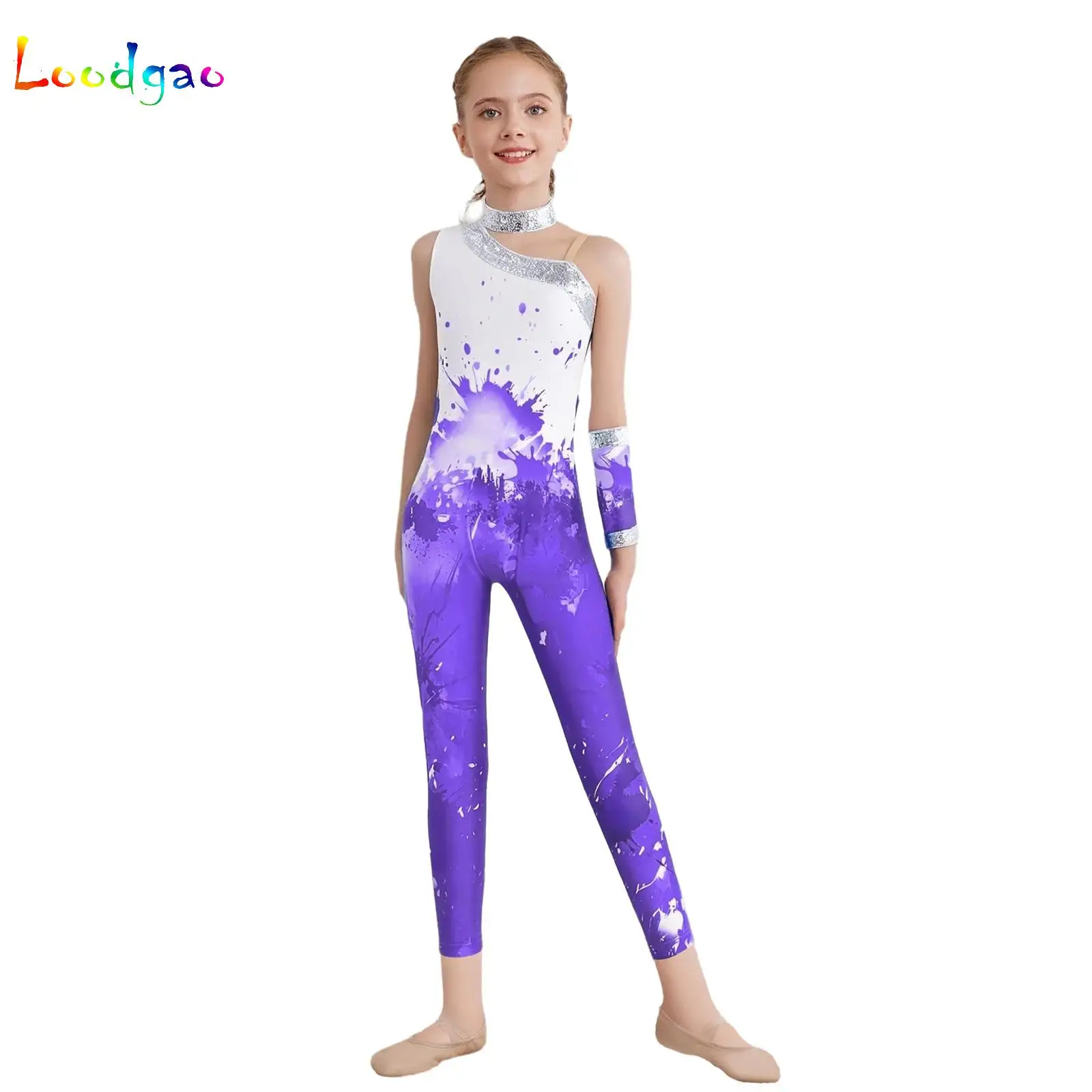 Kids Dance Jumpsuit Sequins Printed Ballet Leotard Rhythmic Gymnastics Jersey Performance Costume Girl Figure Skating Unitard
Kids Dance Jumpsuit Sequins Printed Ballet Leotard Rhythmic Gymnastics Jersey Performance Costume Girl Figure Skating Unitard