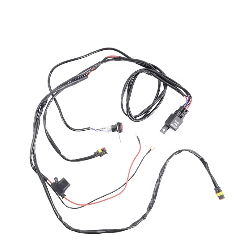 Suitable for High-quality wiring harness kits with relays Suitable for motorcycle LED lamps 
Suitable for High-quality wiring harness kits with relays Suitable for motorcycle LED lamps