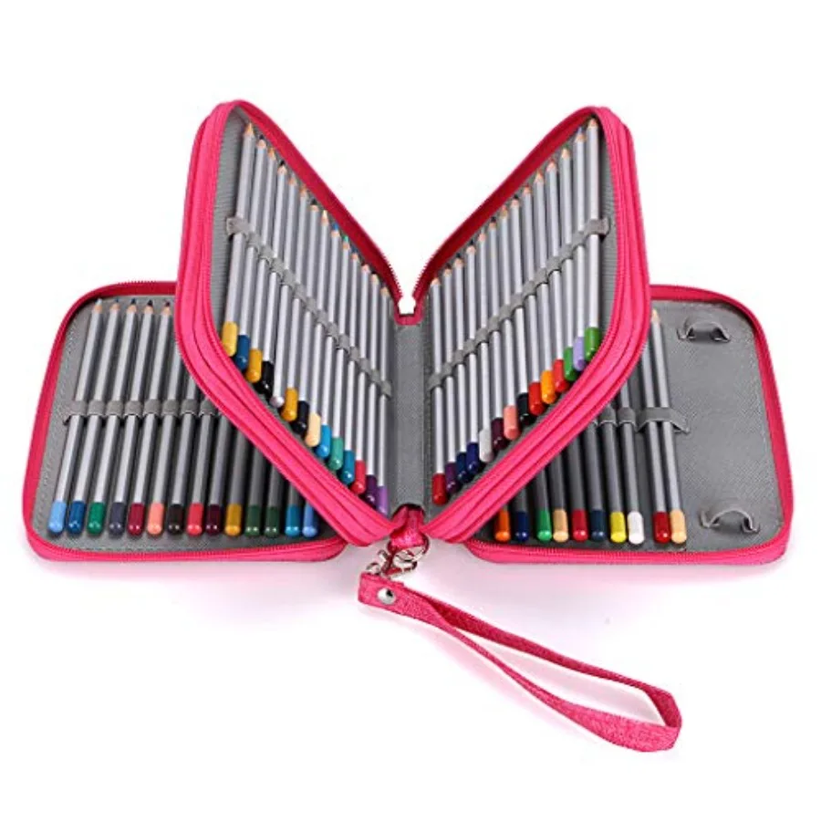 Zippe Pencil Case-Canvas 72 Slots Handy Pencil Holders for for Prismacolor Watercolor Pencils, Crayola Colo Pencils, Marco Penc
Zippe Pencil Case-Canvas 72 Slots Handy Pencil Holders for for Prismacolor Watercolor Pencils, Crayola Colo Pencils, Marco Penc