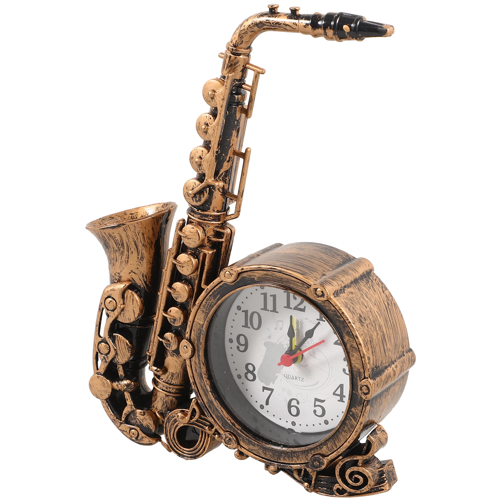 Saxophone Shaped Alarm Retro Desktop for Bedroom Silent Tabletop Decorative Home Clock Student Clock Functional Home Decor
Saxophone Shaped Alarm Retro Desktop for Bedroom Silent Tabletop Decorative Home Clock Student Clock Functional Home Decor