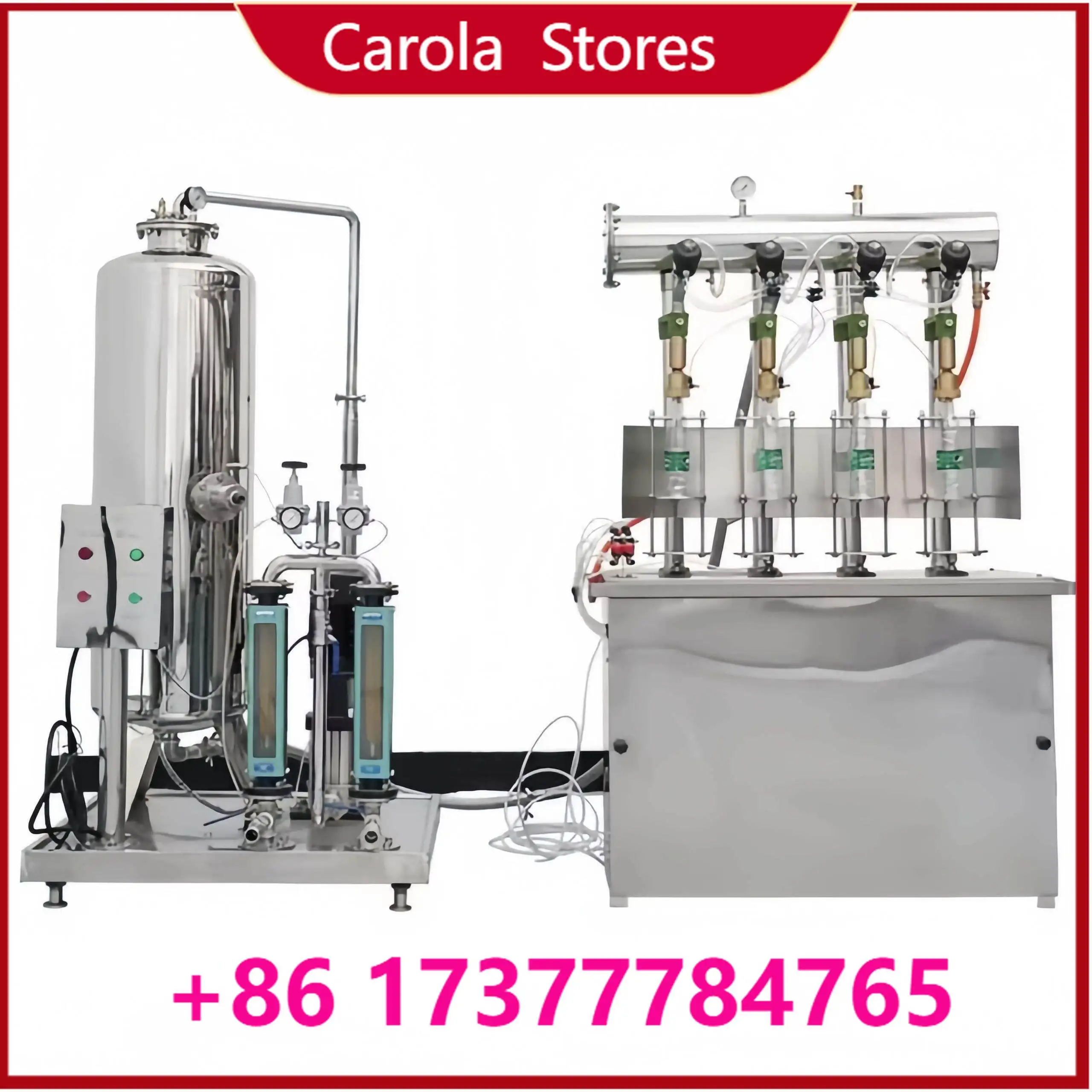 4 Heads Isobaric Filling Machine with Mixer, Stainless Steel Carbonated Drink Filler for Soft Drinks Sparkling Wine Acid Water
4 Heads Isobaric Filling Machine with Mixer, Stainless Steel Carbonated Drink Filler for Soft Drinks Sparkling Wine Acid Water