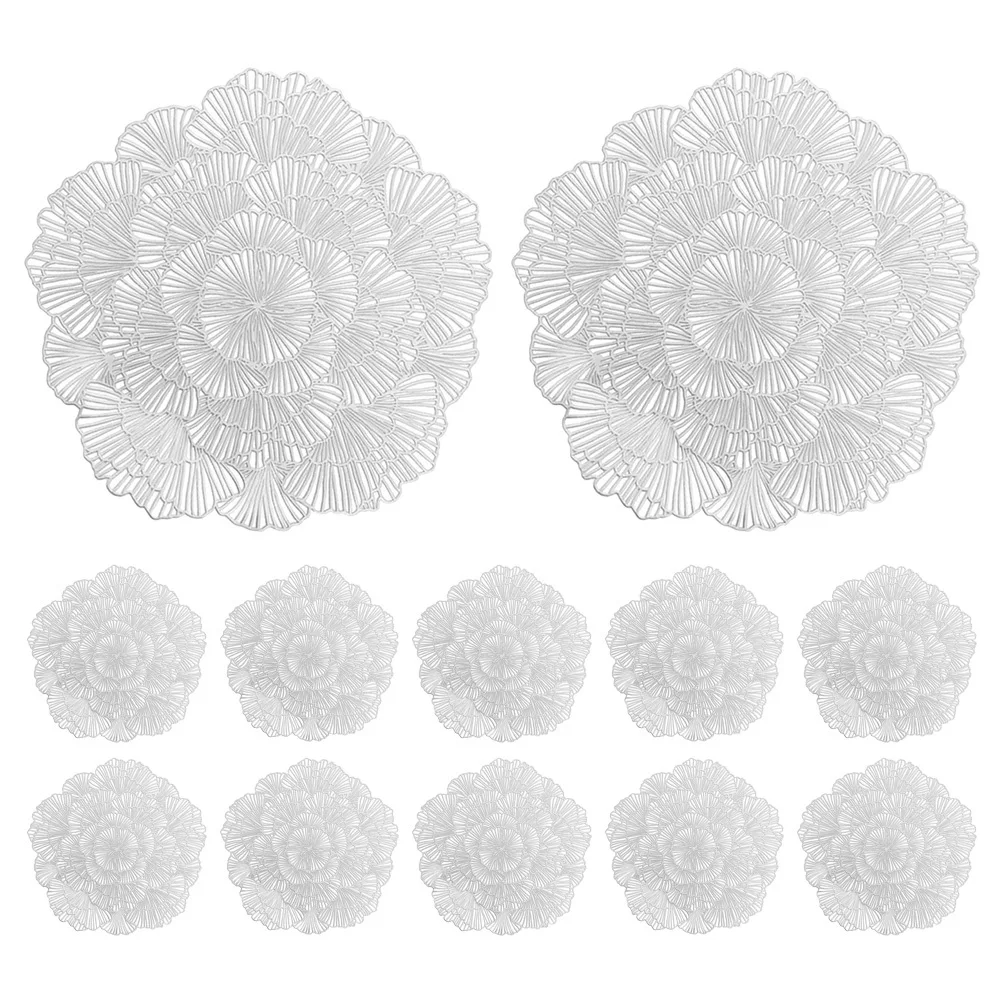 12pcs Reusable Pvc Place Mat Set Heat Resistant Table Mats Dining Decoration Placemats Washable Bowl Mats Insulated
12pcs Reusable Pvc Place Mat Set Heat Resistant Table Mats Dining Decoration Placemats Washable Bowl Mats Insulated