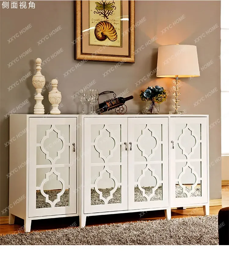 Mirror side cabinet Modern simple locker Living room porch cabinet Light luxury tea foyer Home storage cabinet
Mirror side cabinet Modern simple locker Living room porch cabinet Light luxury tea foyer Home storage cabinet